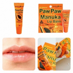 Son dưỡng môi Healthy Care Paw Paw Rosehip & Manuka Lip Balm, Tuýp 10g